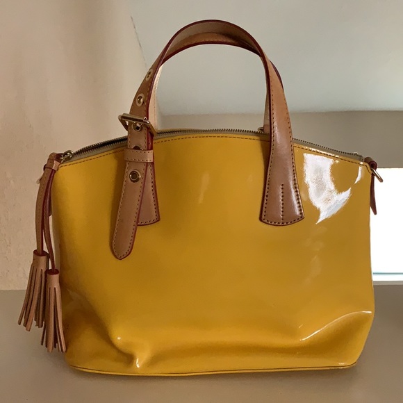 Dooney & Bourke Patent Leather Trina Sachel - Picture 2 of 7